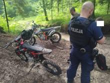 Wspólna akcja Straży Leśnej i Policji przeciwko nielegalnym wjazdom do lasu